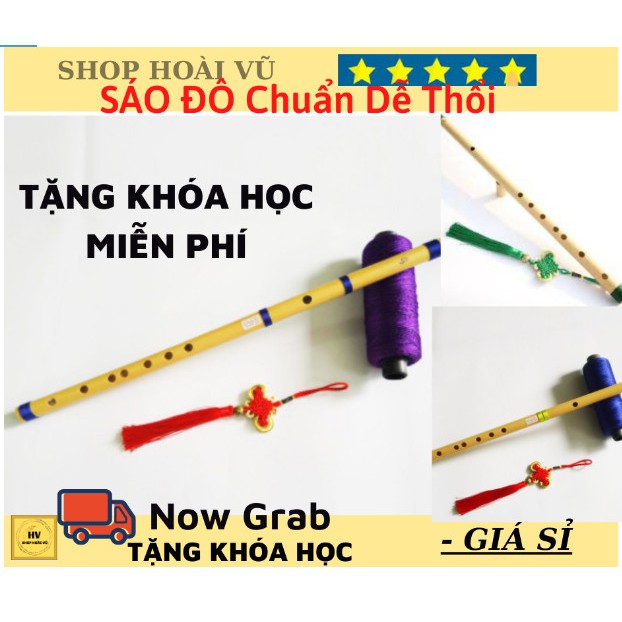 [ TẶNG KHÓA HỌC ] Sáo Đô Chuẩn Âm Tặng Dây Treo Sáo