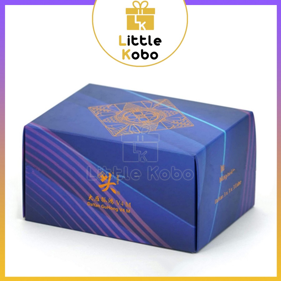 Rubik 3x3 DaYan GuHong V4 M 3x3 Rubic Nam Châm Stickerless 3 Tầng Đồ Chơi Trí Tuệ Trẻ Em Phát Triển Tư Duy 3x3x3