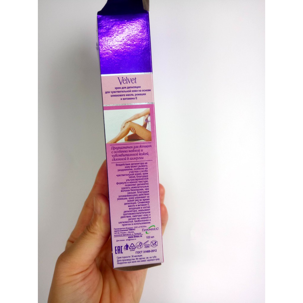 Kem tẩy rụng lông Velvet,thể tích 100ml