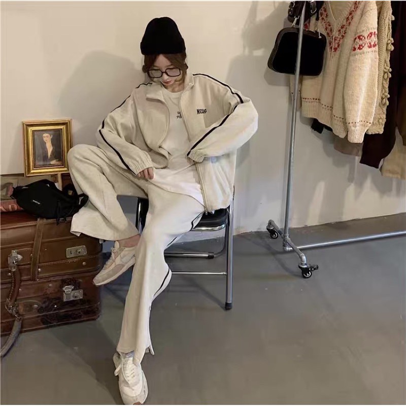 Set nỉ nhung thể thao Ulzzang dày dặn siêu cá tính ❤️ | BigBuy360 - bigbuy360.vn