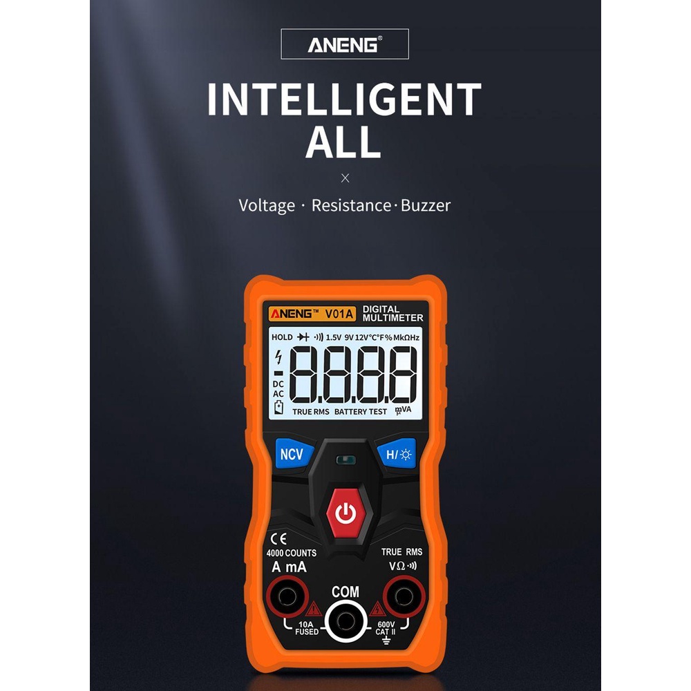 LONTIME Vạn Năng Kế Kỹ Thuật Số AC / DC Đa Năng