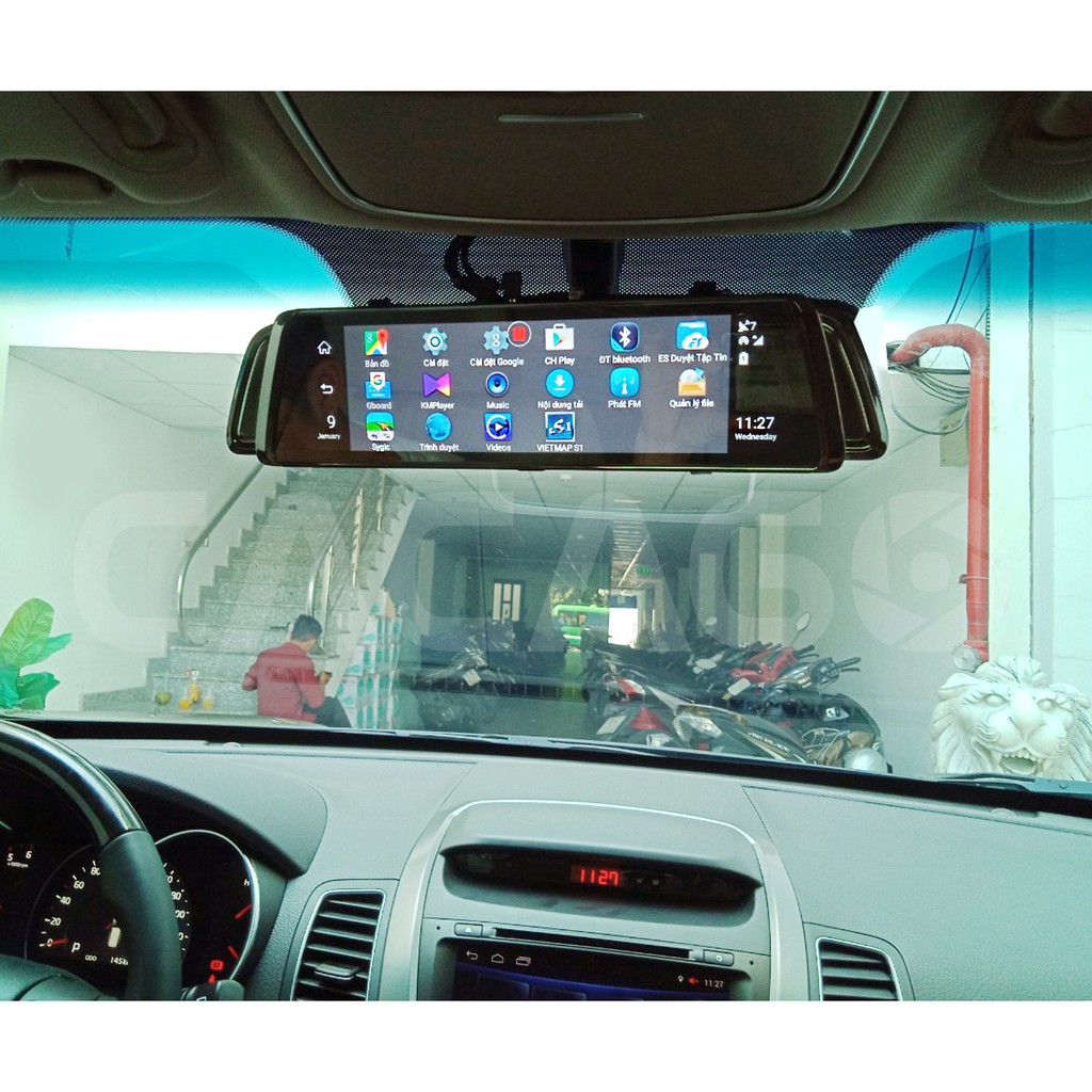 Camera hành trình Android kẹp gương Wintosee A07 4G/GPS/Wifi/ADAS 10 inch | BigBuy360 - bigbuy360.vn