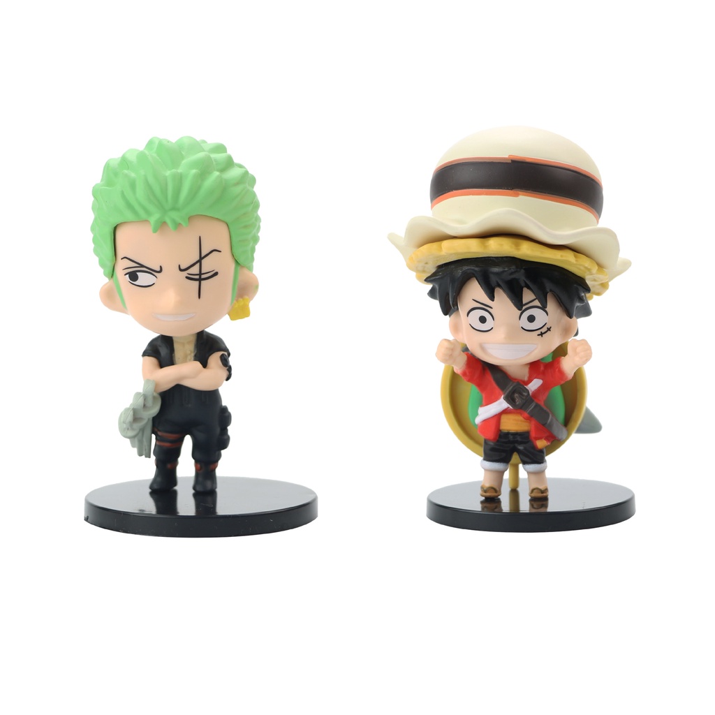 Ảnh thật 🌟 Set 6 Mô Hình One Piece - Cao 10cm 🌟
