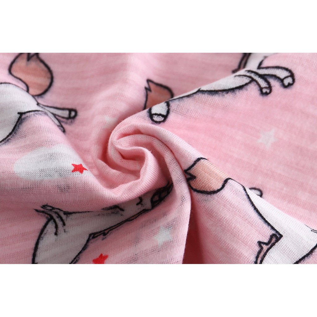 (3-5kg) Bộ quần áo xuất Nhật sợi tre Ngắn tay cho bé sơ sinh