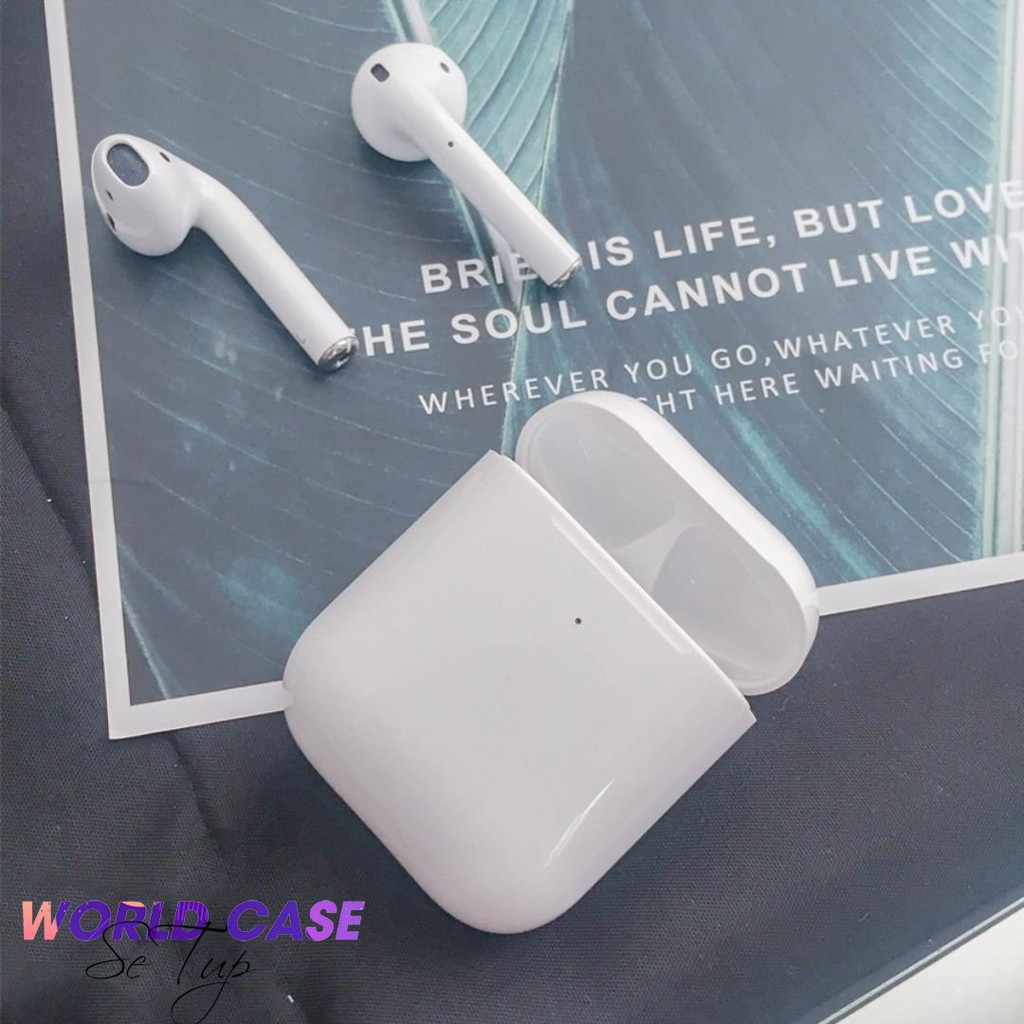[AIRPODS 2] Tai Nghe Không Dây Airpods 2 Định Vị - Đổi Tên - Sạc Không Dây - Tháo Tai Dừng Nhạc Phiên Bản 2021 | BigBuy360 - bigbuy360.vn