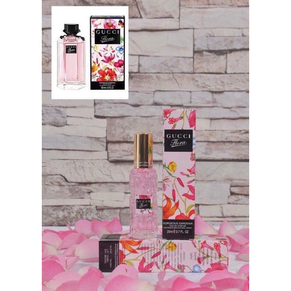 Nước hoa mini gucci hoa nữ chai 20ml dạng xịt- mẫu 4d- Mùi gucci hoa- flora | Thế Giới Skin Care