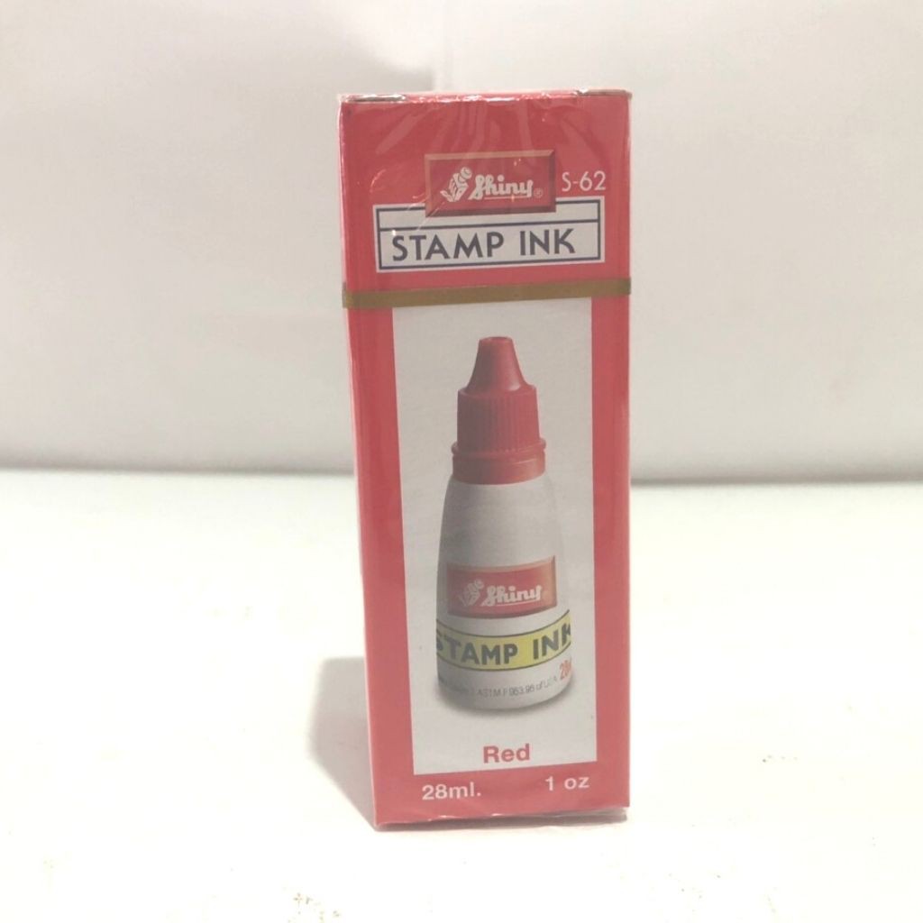 Mực dấu Shiny/mực dấu, 28ml màu xanh, đỏ chính hãng, giá rẻ