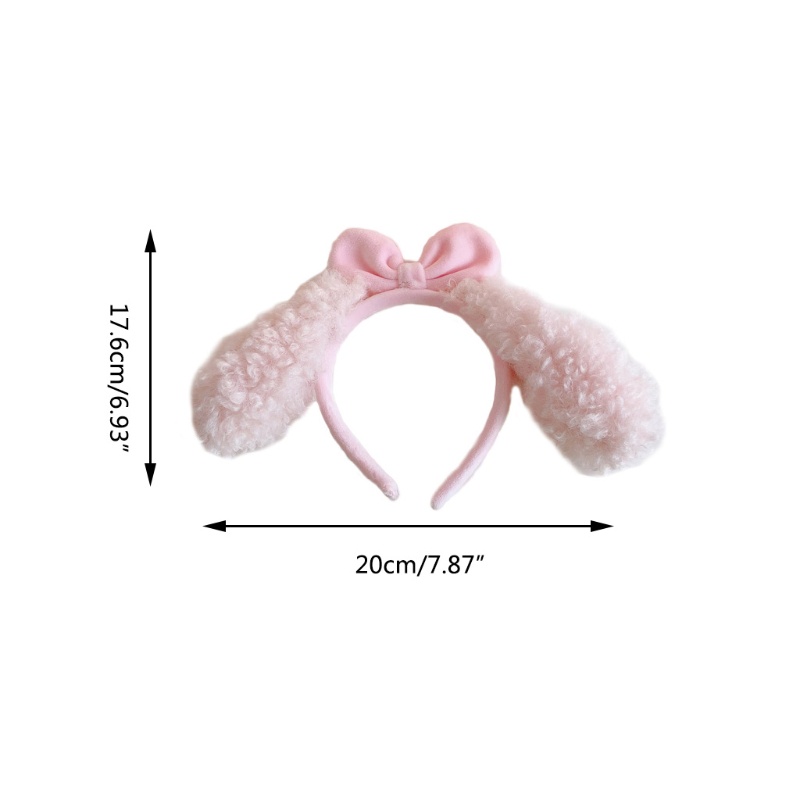 Băng Đô Bông Mềm Mại Kiểu Dáng Hoạt Hình Đáng Yêu Cho Nữ