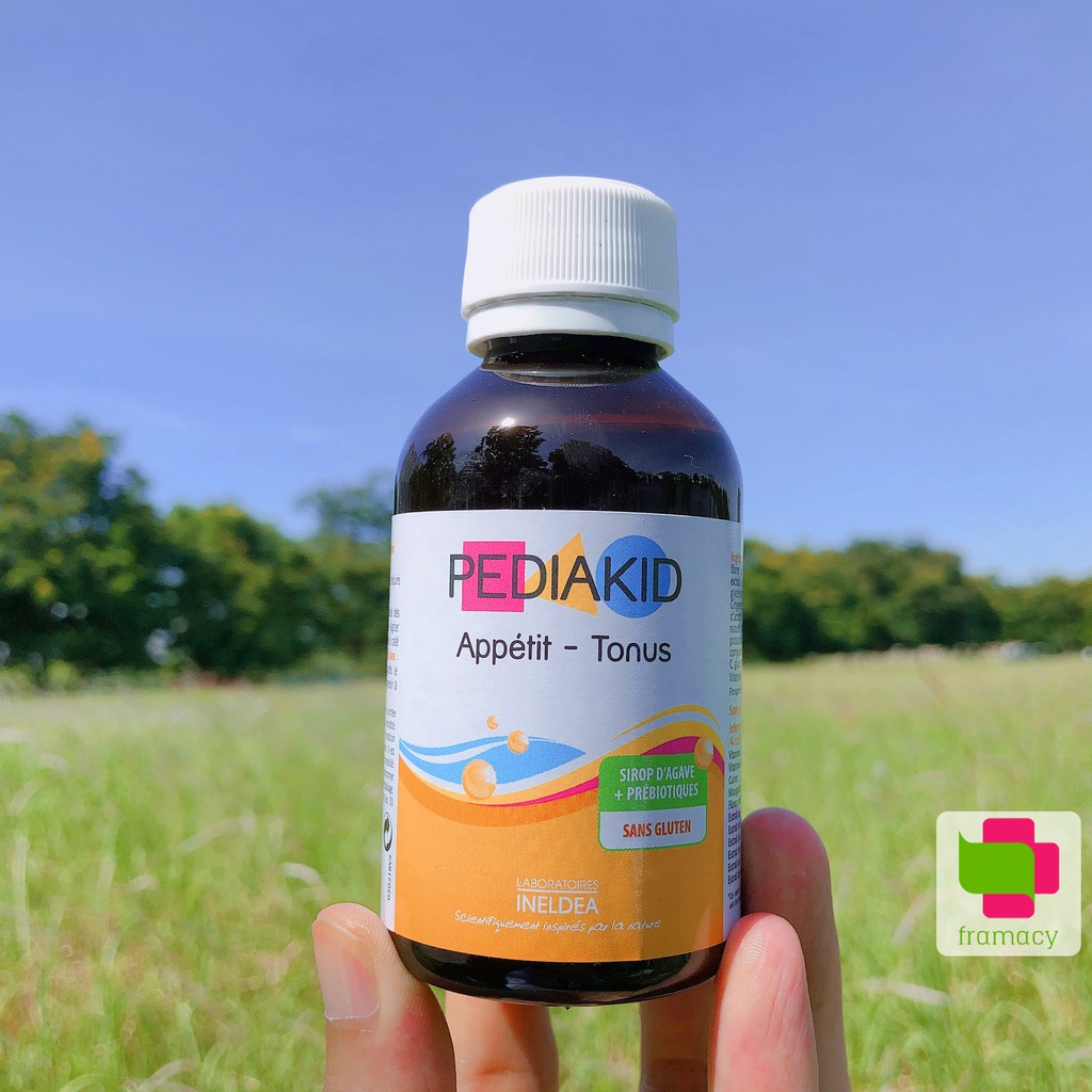 Pediakid Appetit Tonus, Pháp (125ml) Siro giảm biếng ăn, giúp ăn ngon miệng cho bé 6 tháng tuổi trở lên