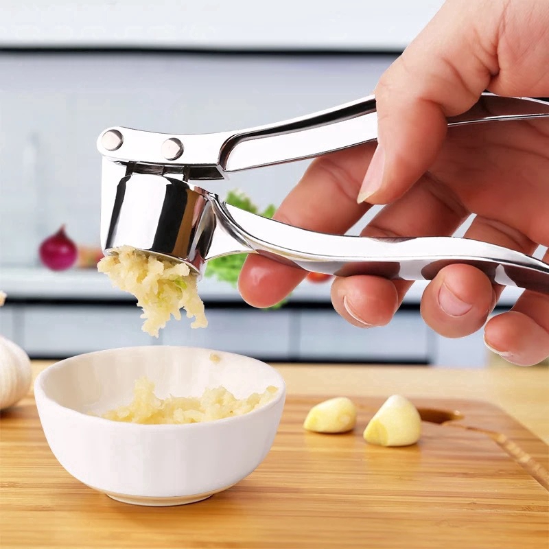 Dụng Cụ Nghiền Tỏi Đa Năng Bằng Thép Không Gỉ