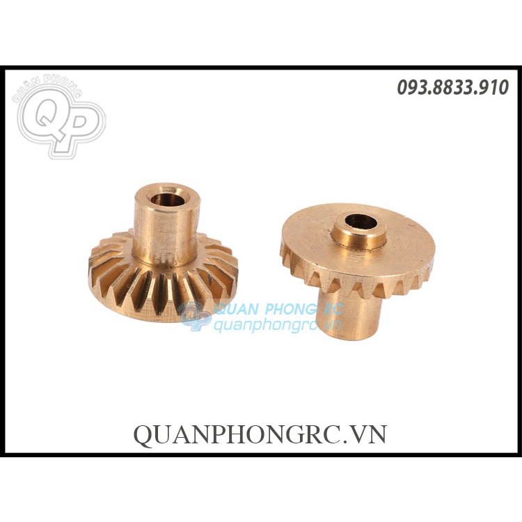 Nhông Láp Đồng Upgrade Metal Brass Gear 23T For MN/WPL 1/12 RC Trucks (1 Cái)