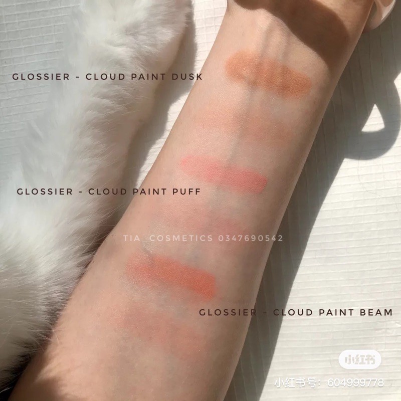 Má hồng dạng kem Glossier - Cloud paint