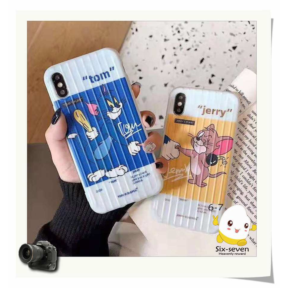 Ốp Điện Thoại Hình Tom Và Jerry Ngộ Nghĩnh Cho Iphone 11 Pro Max I 6 / 7 / 8 Plus | BigBuy360 - bigbuy360.vn