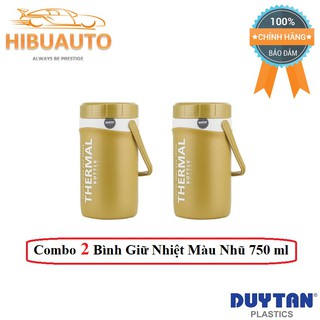 Combo 2 bình giữ nhiệt duy tân màu nhũ 750 ml no. 1055