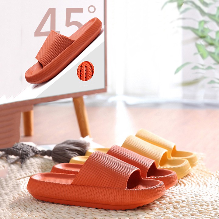 Dép lê nam nữ bánh mì mỳ thời trang đúc nguyên khối siêu êm cao cấp cao 4cm đủ size dieuphan dieuphan