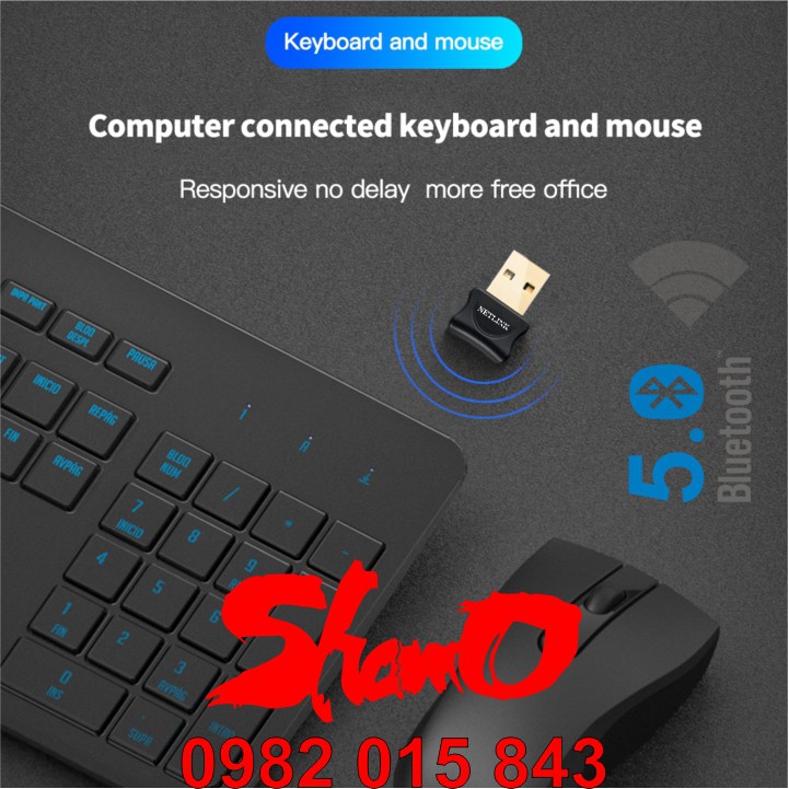 USB Bluetooth 5.0 Netlink – Chính Hãng Netlink bảo hành 1 năm – Hỗ trợ máy tính kết nối Bluetooth với các thiết bị khác