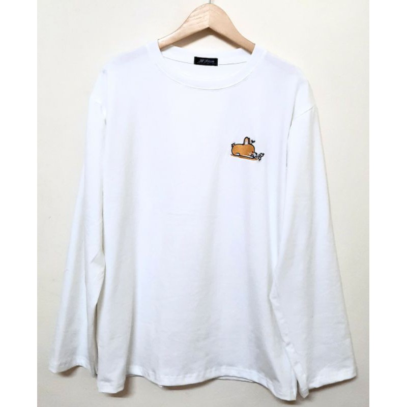 Áo thun tay dài Hình thật B'Teen Thêu cún
