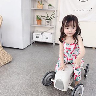 Jum liền 2 dây bé gái hoạ tiết cherry siêu kute - màu trắng v42