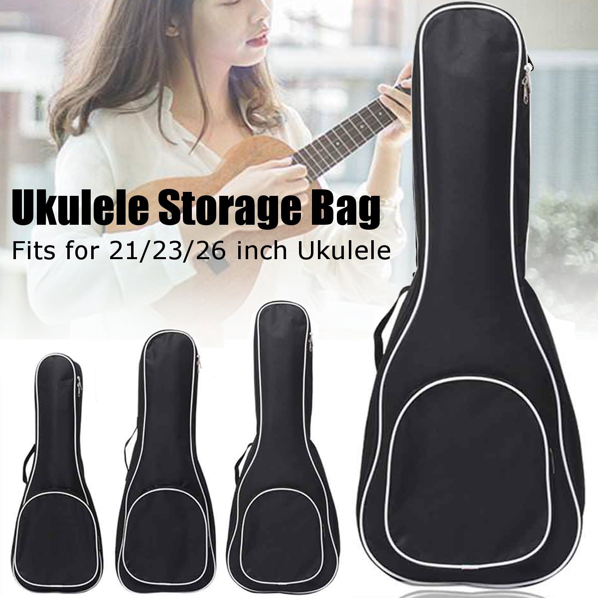 Túi Đựng Đàn Ukulele 21 / 23 / 26 Inch