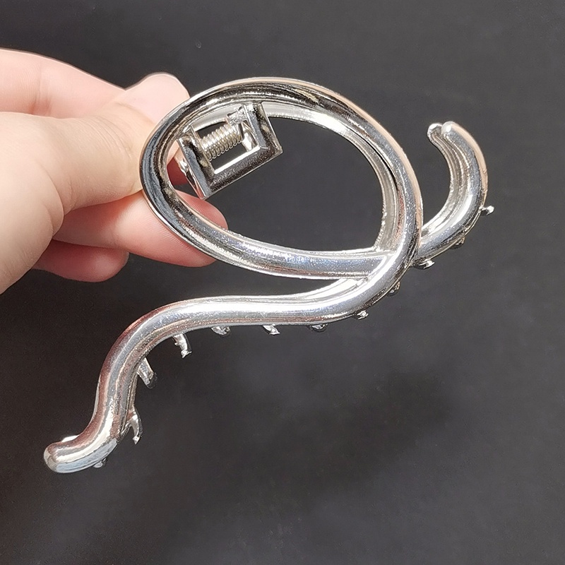 Kẹp Tóc Kim Loại Màu Vàng / Bạc Thời Trang JP5