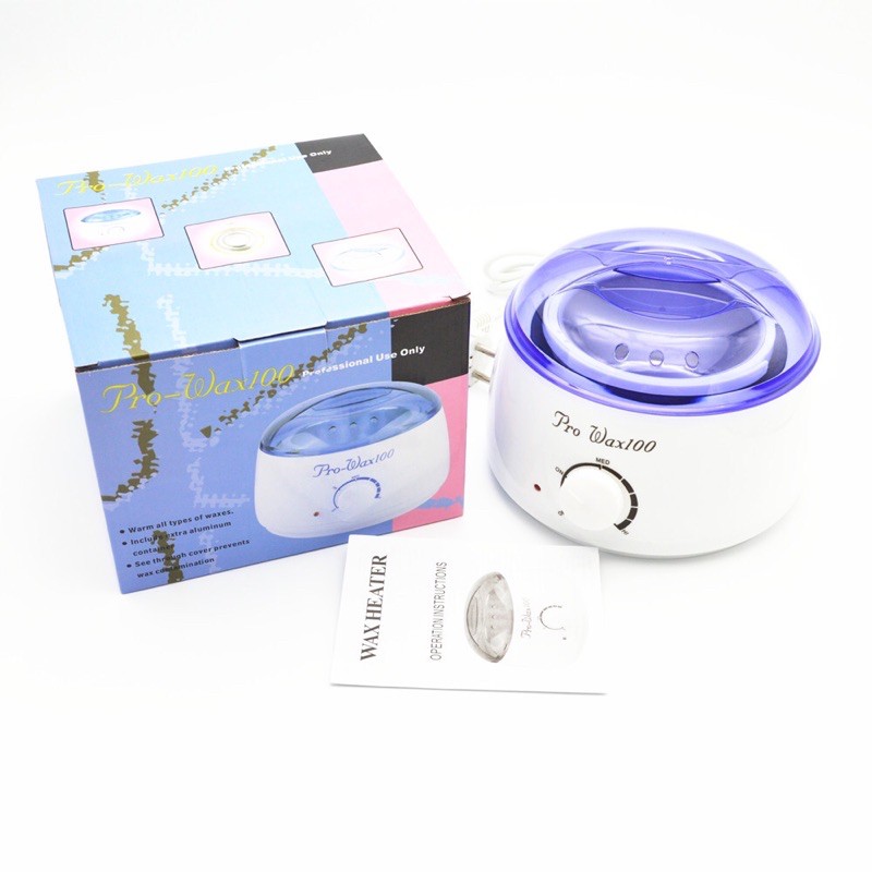 Nồi nấu sáp wax lông máy nấu sáp wax lông PRO 100 tặng kèm que wax