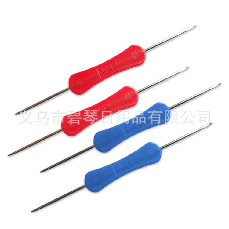 Kim móc 2 đầu cán nhựa hỗ trợ móc len
