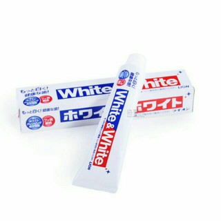 Kem đánh răng White & White Nhật Lion 150g