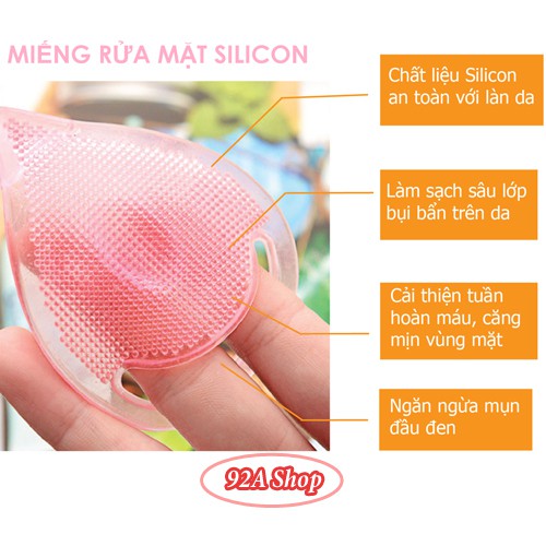 [TOOLS] MIẾNG RỬA MẶT TẠO BỌT SILICON