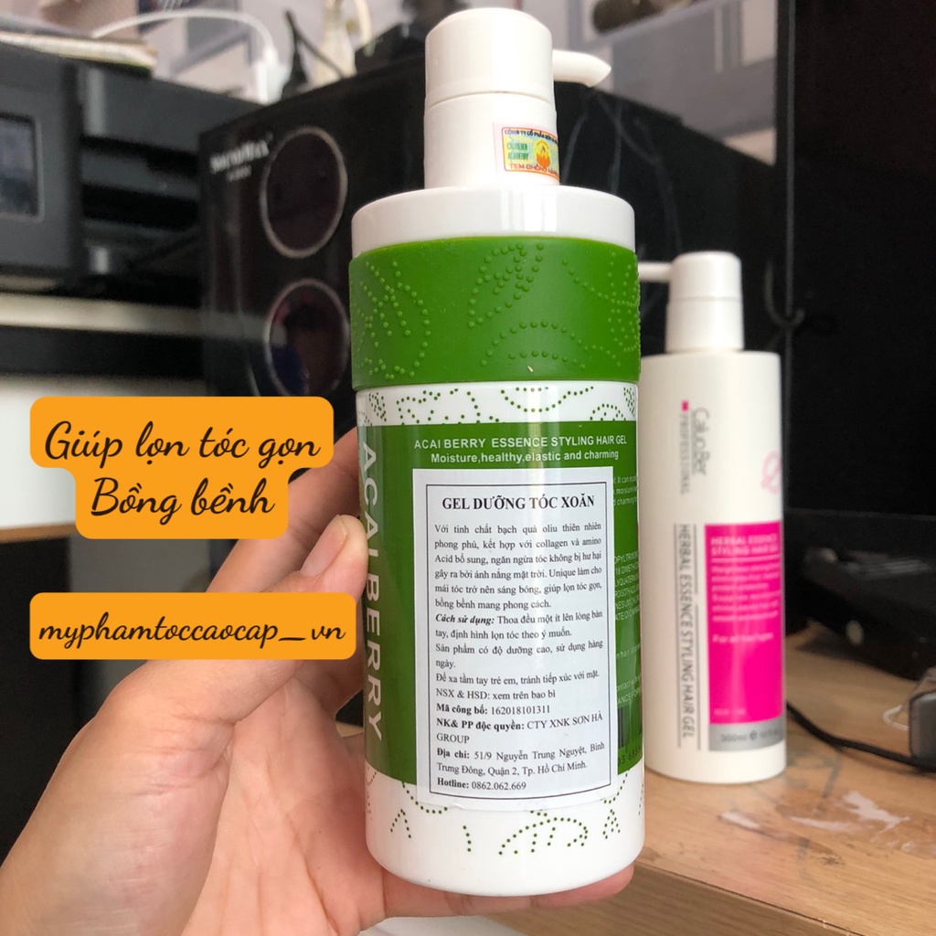 Gel dưỡng tóc xoăn Acai Beauty France Styling 280ml