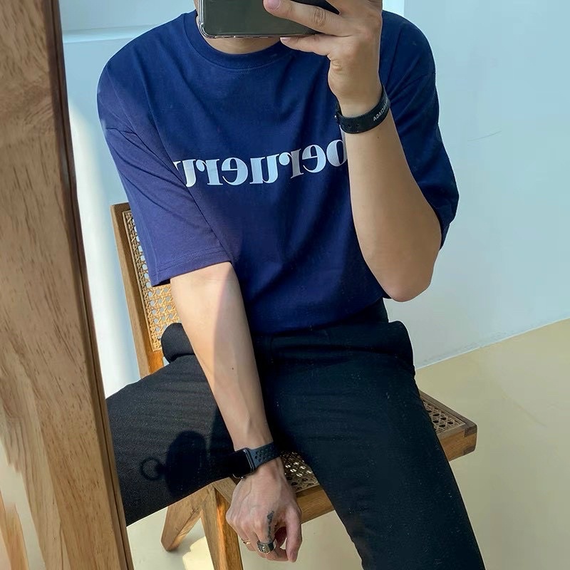 ÁO THUN TAY LỠ COTTON BERUERU UNISEX NAM NỮ (kèm hình chụp thật)