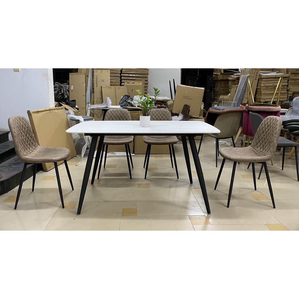 Ghế ăn,cafe chất liệu vải giả da cao cấp TM172