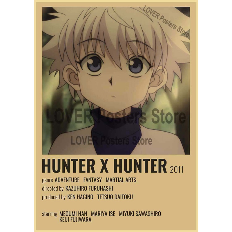 Tranh Giấy Kraft Treo Tường Trang Trí In Hình Anime Demon Slayer Spirited Away Phong Cách Retro