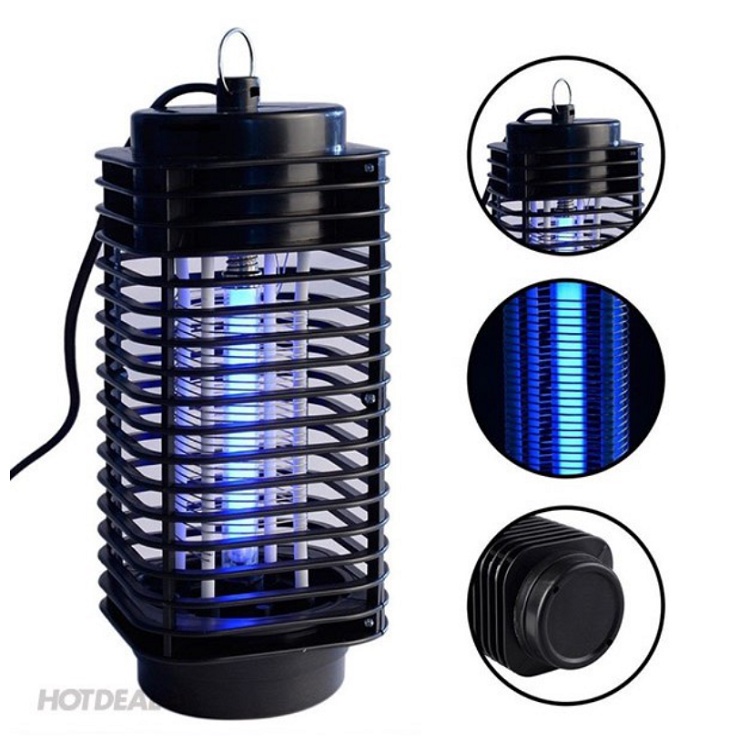 Đèn bắt muỗi côn trùng hình tháp 3D kiêm đèn ngủ thông minh