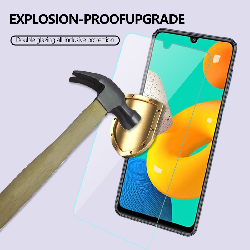 Kính cường lực trong suốt  bảo vệ camera Samsung Galaxy S22 Plus 5G Note 20 S21 Fe S20 M53 M33 M32 M23 M22 M52 M51 M12
