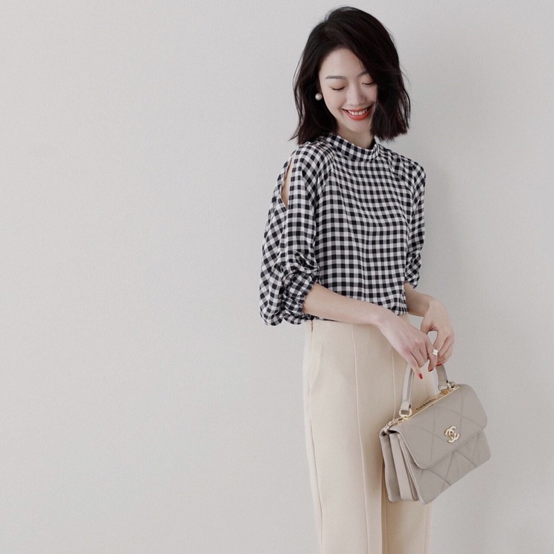 ÁO SOMI KẺ BO CHUN TAY LỠ TRẺ TRUNG HOT TREND