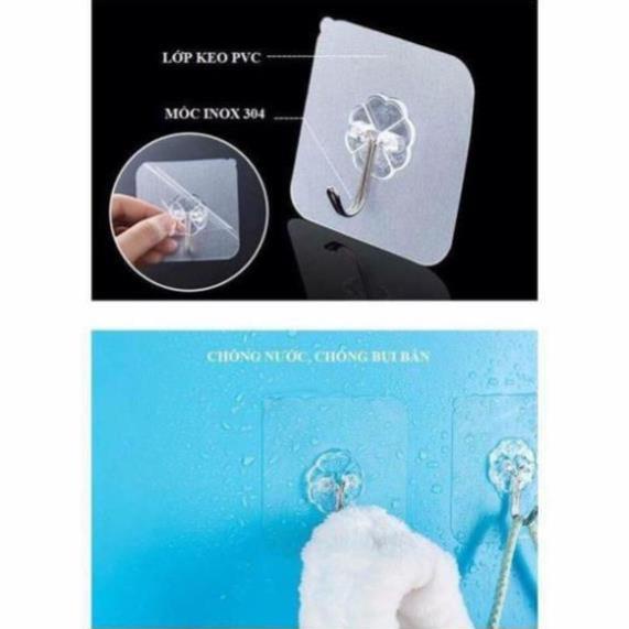 Móc Dán Tường Siêu Dính Chịu Lực Siêu Bền Mifan - Loại Keo Dày Siêu Chắc Chất Lượng Cao