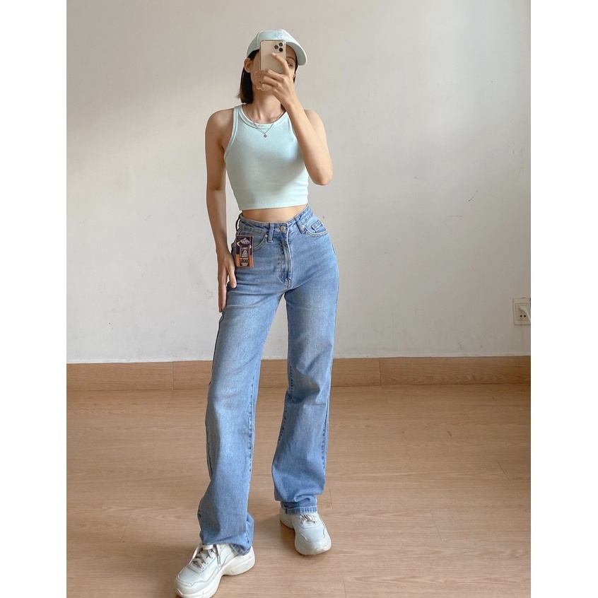 Quần Jean Nữ Ống Suông SD01 Sofm Wear