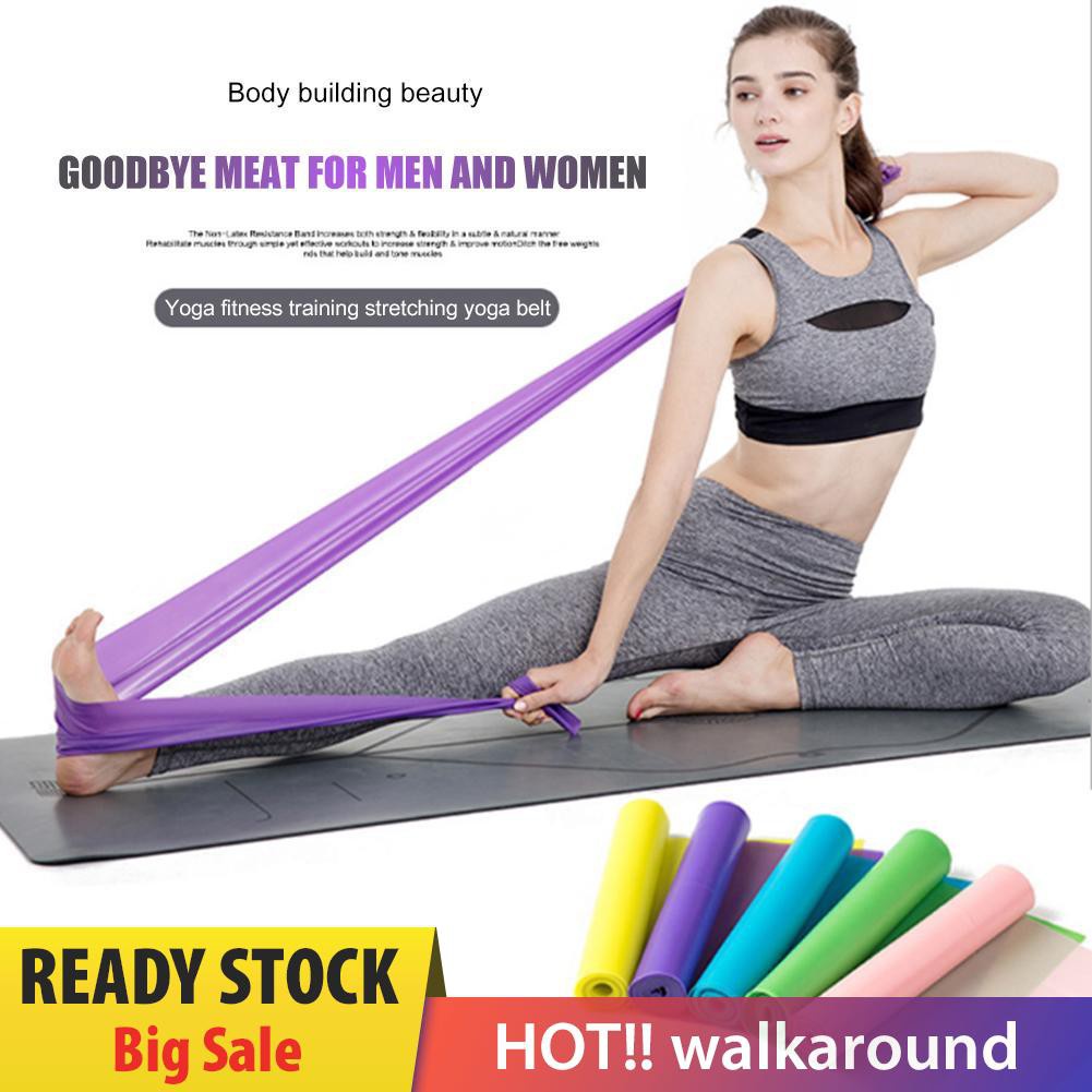 Walk Elastic Yoga Resistance Bands Stretch Exercise Fitness Equipment Pull Rope