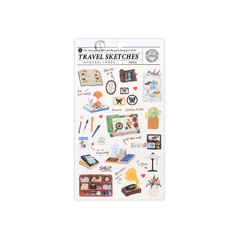Sticker Giấy Washi Dán Trang Trí Sổ Lưu Niệm