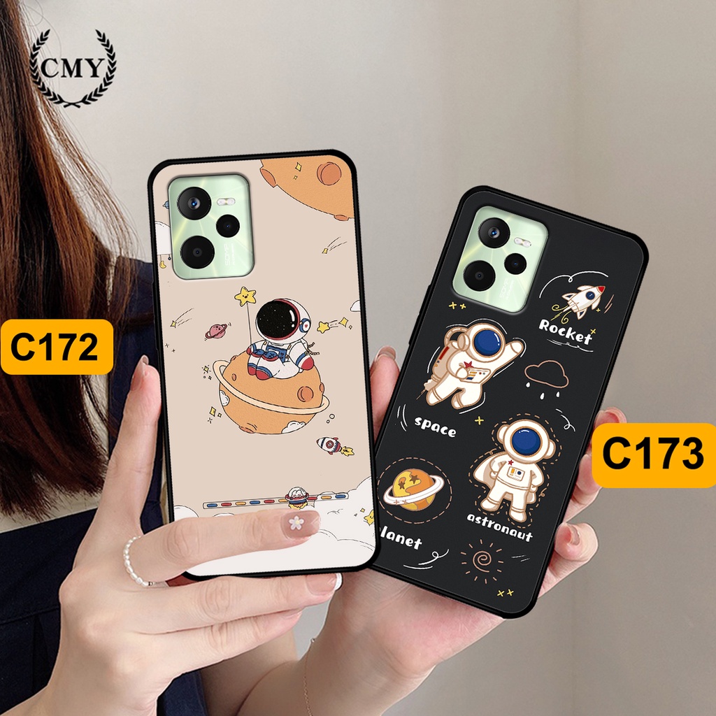 Ốp Realme C35 in hình astronaut, phi hành gia vũ trụ hottrend, độc đáo, cá tính.