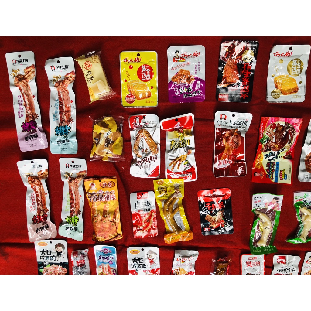 Sét 50 Món Ăn Vặt Trung