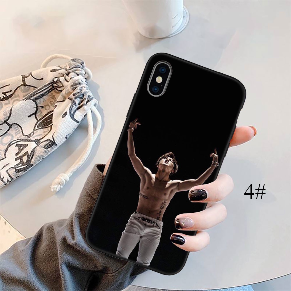 Ốp Điện Thoại Silicon Dẻo In Hình Nhóm Nhạc KPOP Jimin FO42 Cho iPhone 5 5S 6 6S 7 8 11 Pro Max Plus SE