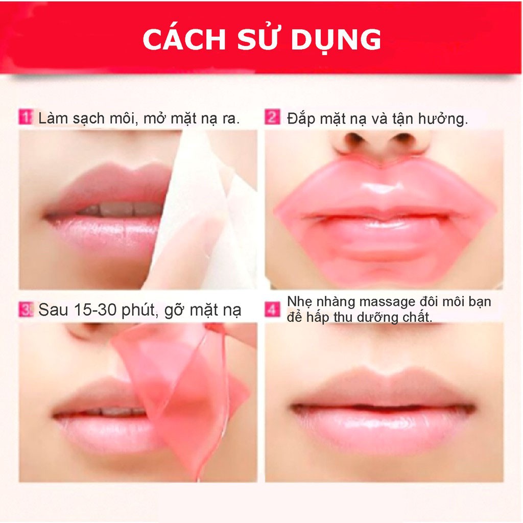 Nạ Môi Dưỡng Ẩm Bioaqua, Nạ Môi Làm Mềm, Căng Bóng Và Hồng Môi