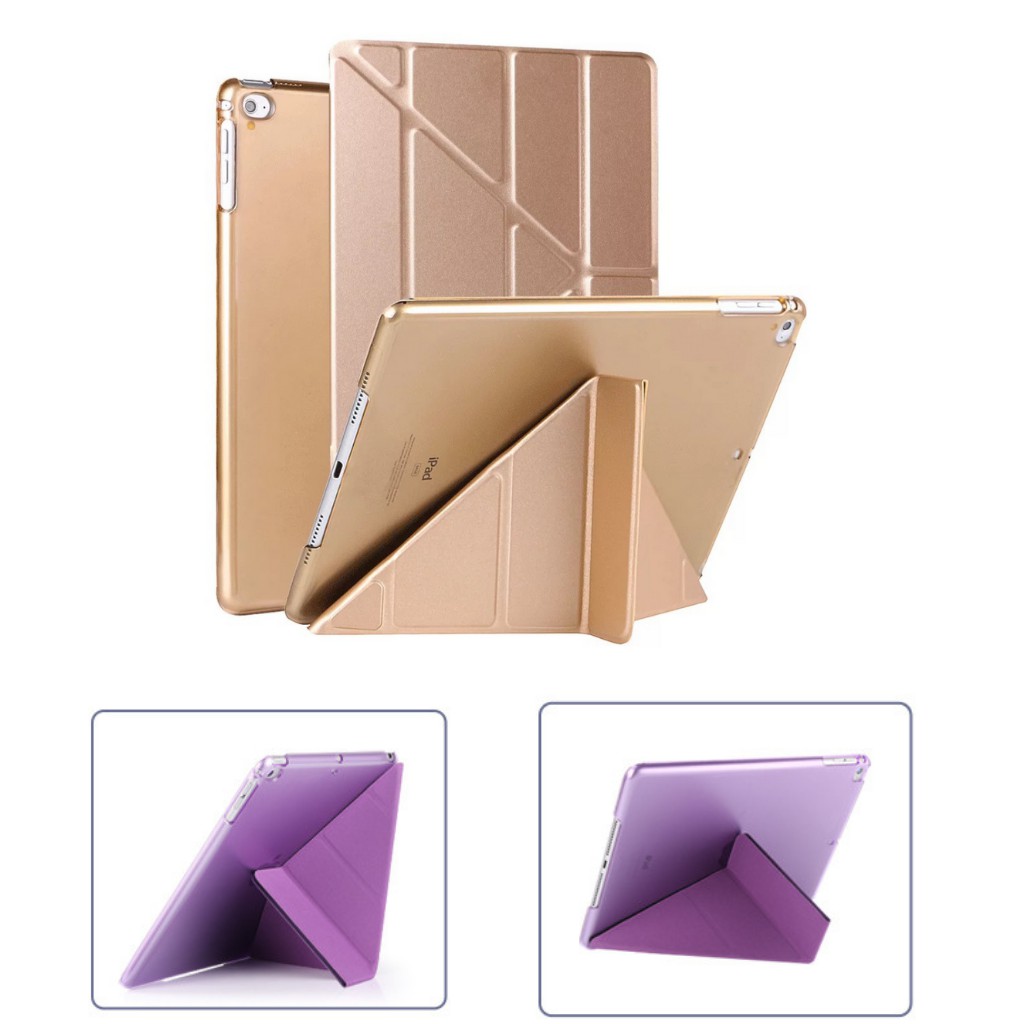 Ốp ipad Gập tam giác ipad gen5/6/7/8/9/Air 3...MART CASE