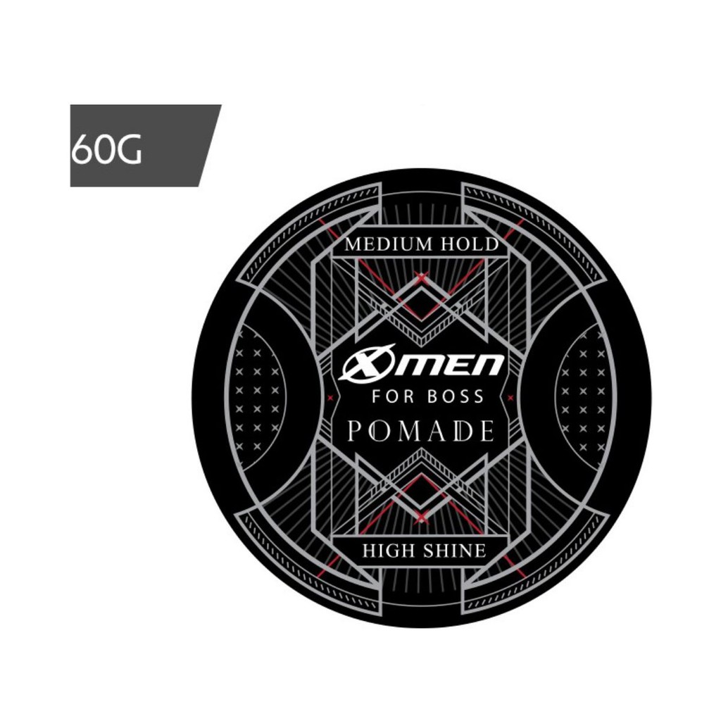 Pomade tạo kiểu tóc X-Men For Boss Medium Hold - Vuốt ngược sành điệu 60g