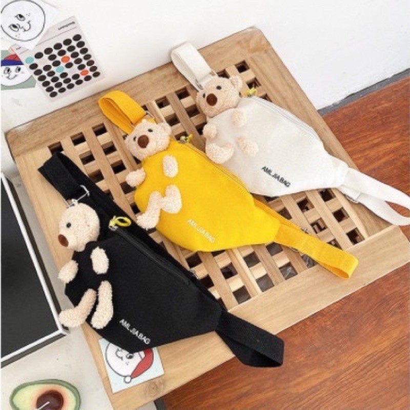 [Mã FAMAYWA2 giảm 10k đơn từ 50k] [FREESHIP] Túi Vải 🐻Đeo Chéo Gấu Bông Hàn Quốc TÚI XINH CHO BÉ | BigBuy360 - bigbuy360.vn