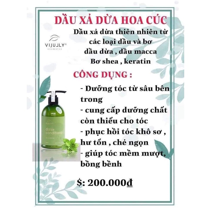 [Chính Hãng] dầu xả vijully loại không vỏ