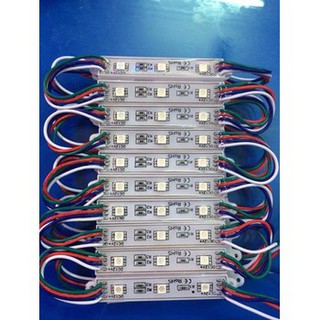 20 led module 3 bóng 5050 7 màu 12v