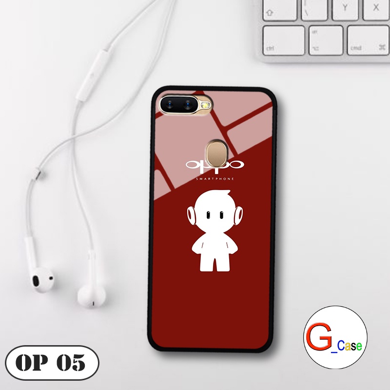 Ốp lưng kính 3D OPPO A7/ A5S/ A12