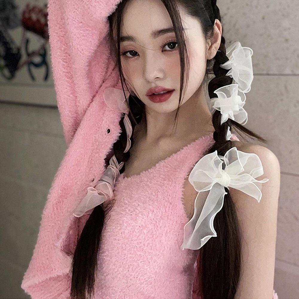 Set 8 Kẹp Tóc Lưới Tạo Kiểu Tóc Thời Trang Dành Cho Nữ